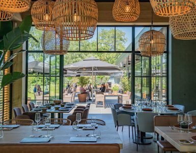 Restaurant Laurius - Zicht op terras